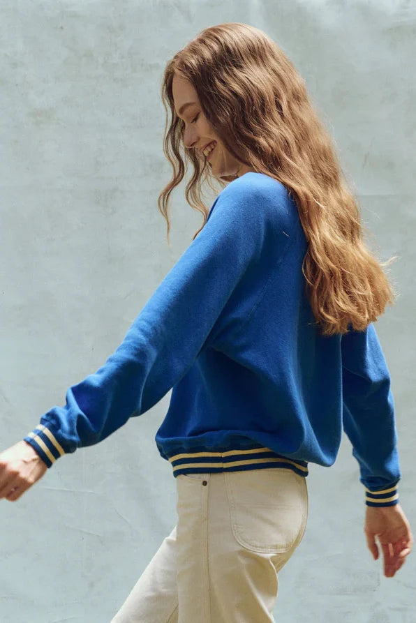 The Varsity College Sweatshirt Sweaters &amp; Knits The Great