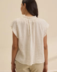 Semira Woven Linen Top Tops Velvet by Graham & Spencer