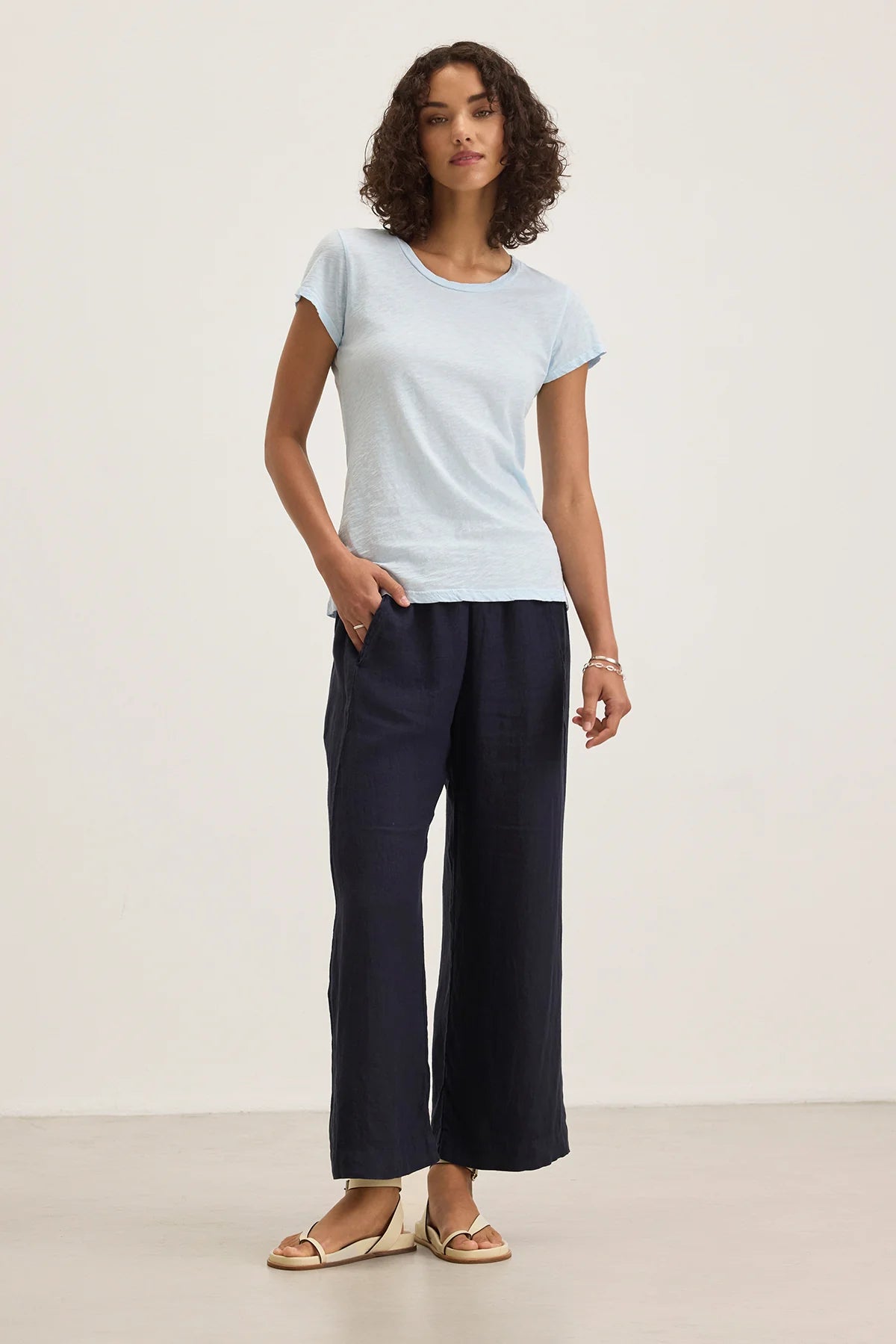 Lola Linen Pant Pants Velvet by Graham &amp; Spencer