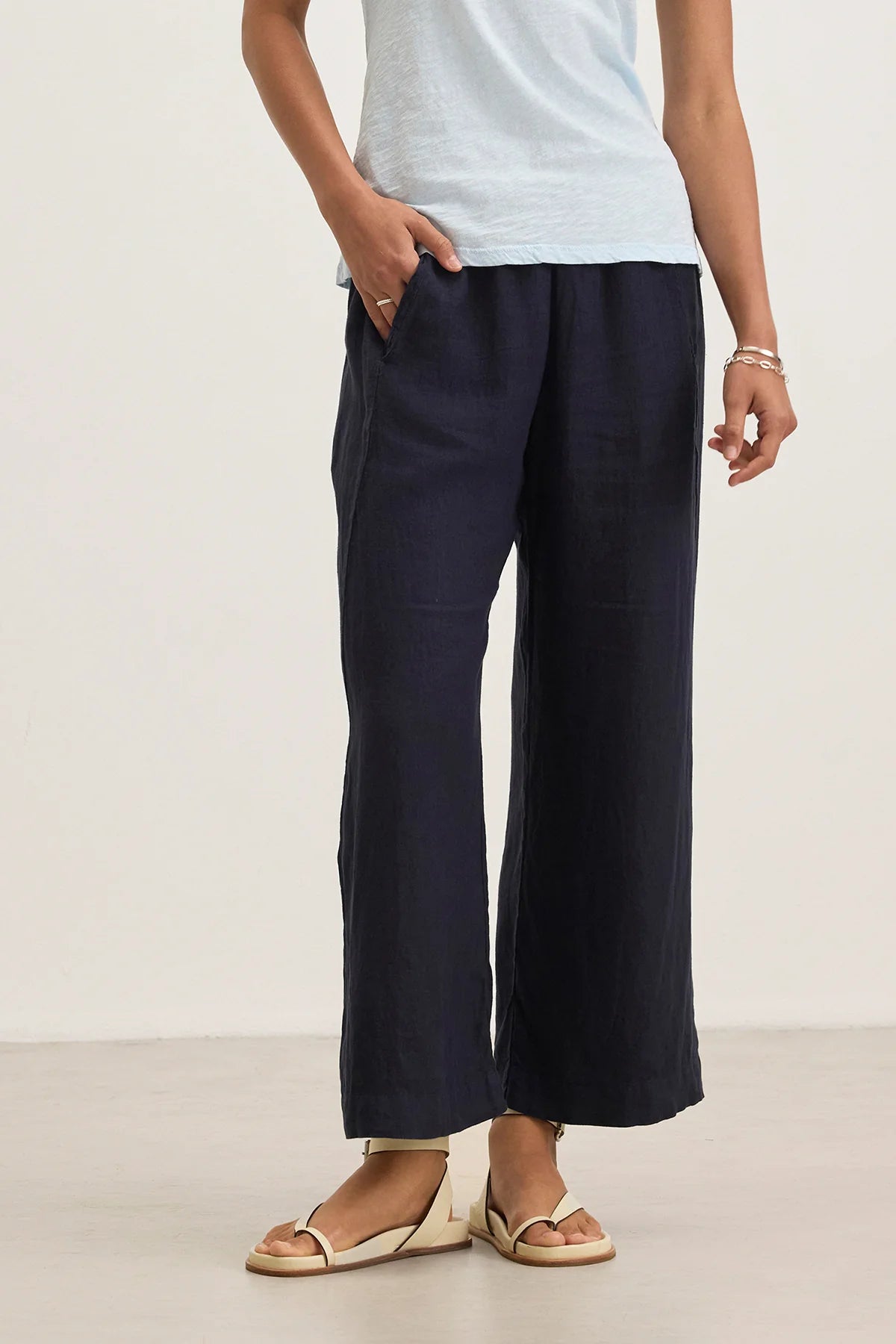 Lola Linen Pant Pants Velvet by Graham &amp; Spencer