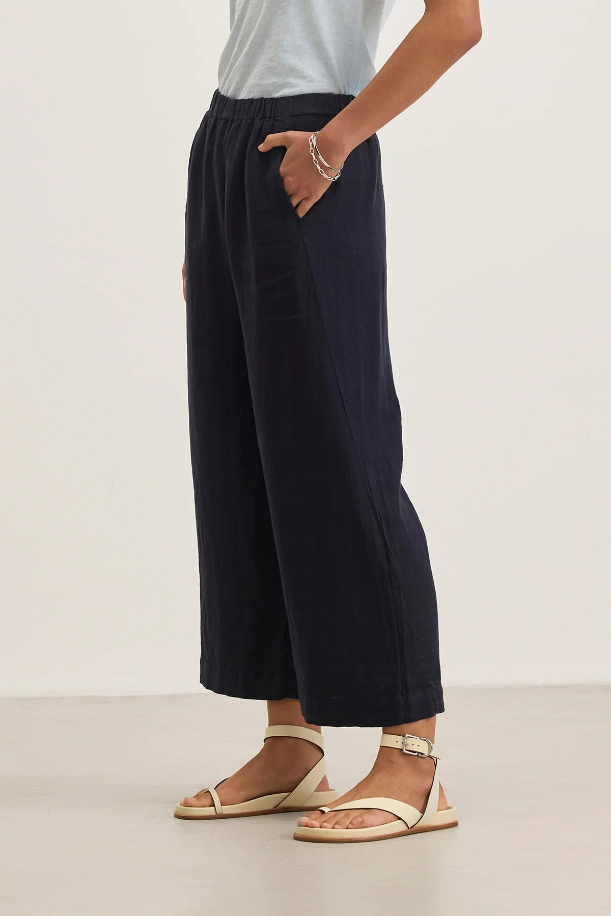 Lola Linen Pant Pants Velvet by Graham &amp; Spencer