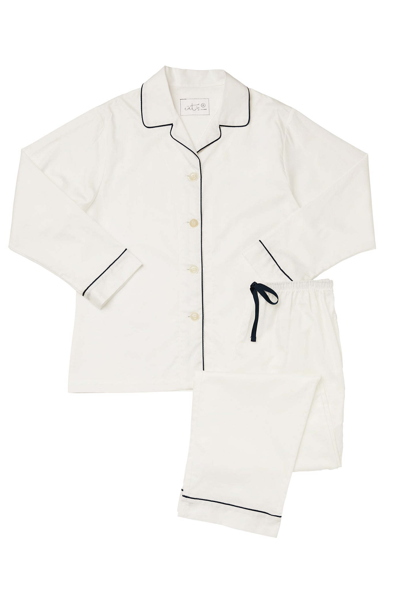 Classic White Luxe Pima Pajama Set – Hill's Dry Goods
